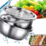 3-in-1 high-quality stainless steel kitchen tool (26 cm)