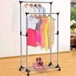 Double Pole Clothes Rack - Image 2