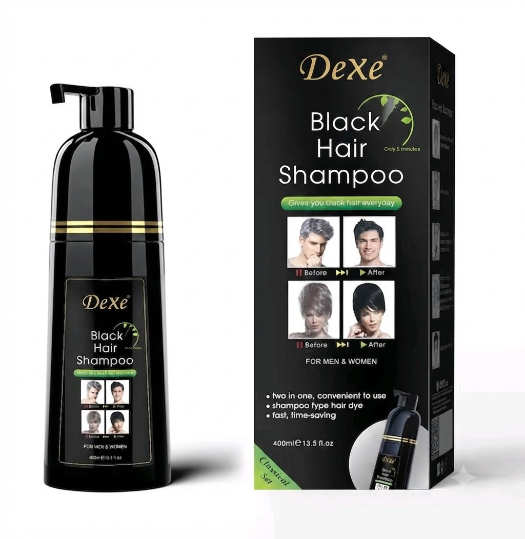Dexe Black Hair Shampoo 400 ml .. Dexe Black Hair Shampoo 400 ml - Image 1