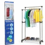 Double Pole Clothes Rack