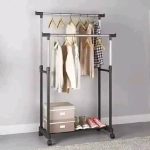 Double Pole Clothes Rack - Image 3