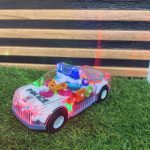 Transparent Gear Police Car
