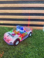 Transparent Gear Police Car