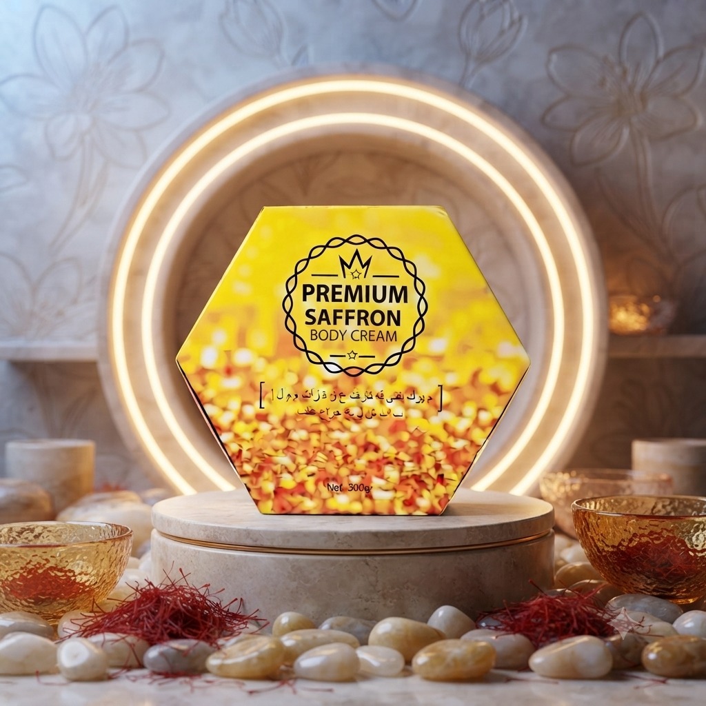 premium safron 1 JAFRAN Body Cream - Image 1