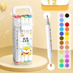 Student Special Marker Pen Double Head Color Pen Set