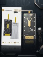 Transparent 66W Cyberpunk Style Power Bank