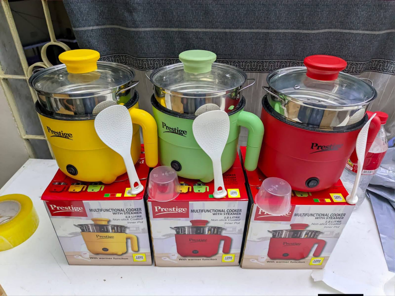 cooker 2.2 liter still stream Prestige Mini Cooking Pot Still Stream – 2.2 Liter - Image 1