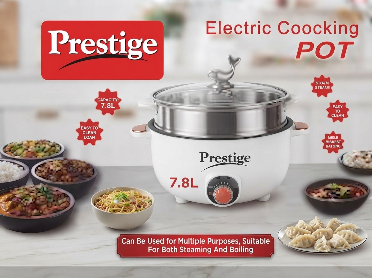 prestige cooking pot 7.8 liter Prestige cooking pot 7.8 liter - Image 1