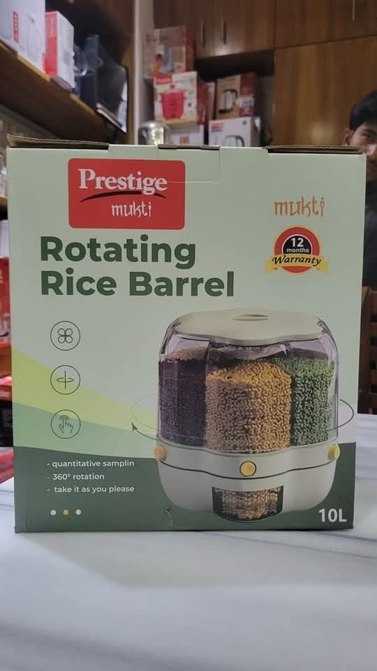 Rotating Grain Storage Box – 10L Rotating Grain Storage Box – 10L - Image 1